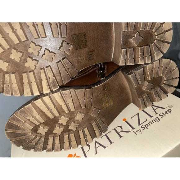 Patrizia by Spring Step Lavinia Womens Tan/Brown Lace up Boots size 9 - Picture 3 of 6